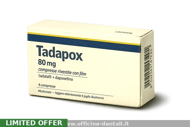 Tadapox Generico Online · Tadalafil / Dapoxetine Generico senza ricetta medica