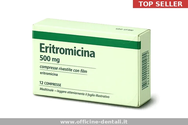 Comprare Erythromycin senza prescrizione — prezzo migliore in Italia